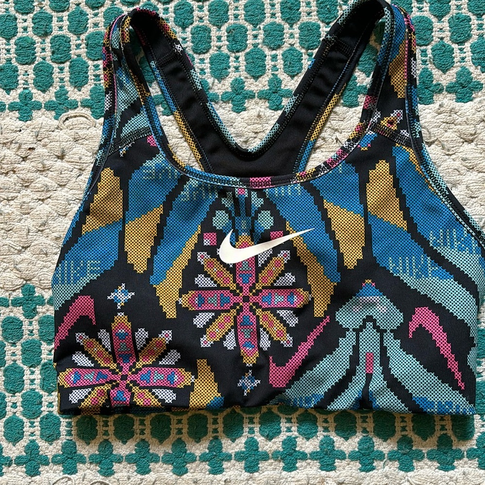 Nike medium multi-colored sports bra